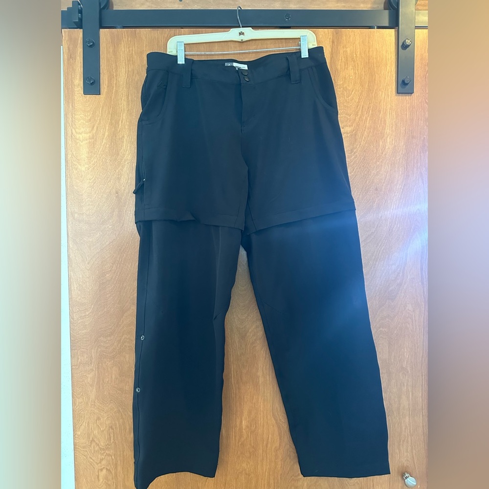 W sz 14; Alpine Black Hiking zip off pants